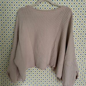 Free People Women's Sweater in Soft Beige
